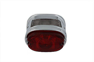 STOCK STYLE TAIL LAMP, COMPLETE, CHROME