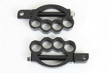 Knuckle Footpeg Set Black