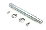 Chrome Flush Mount Front Axle Kit for Harley FL 2000-2007