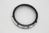 7" Black Anodize Burst Headlamp Trim Ring