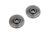 Round raw tool box mount pad insert features 5/16"-24 UNF thread