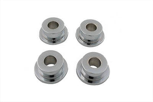 SOLID BILLET RISER BUSHING KIT, CHROME, Fits Harley Sportster XL 1962-UP