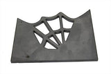 1/4" Thick x 7" Spider Web Design Frame Neck Area Gusset -Raw Mild Steel Weld-On